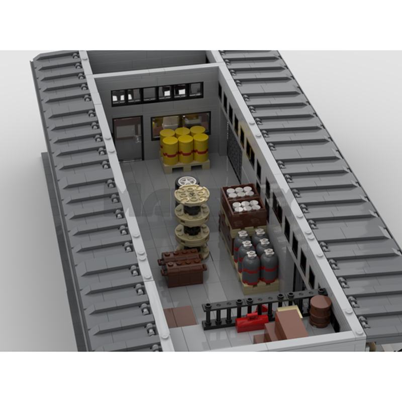 Moc The Train Freight Depot-marstoy