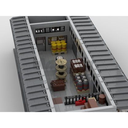 Moc The Train Freight Depot-marstoy