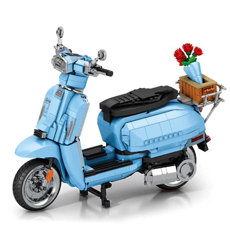 The Retro Scooter Blue-marstoy