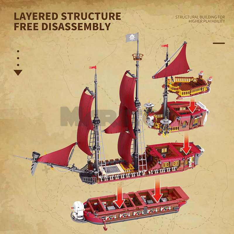 The Pirate Revenge-Model Ship-marstoy