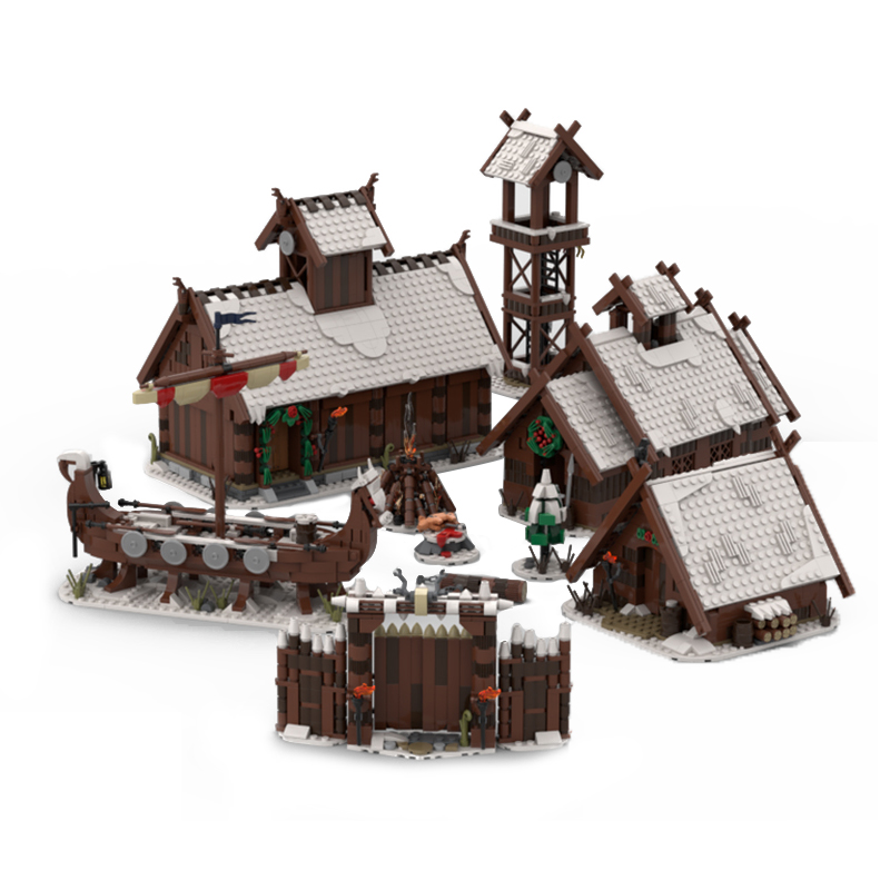 Moc The Winter Viking Village-marstoy