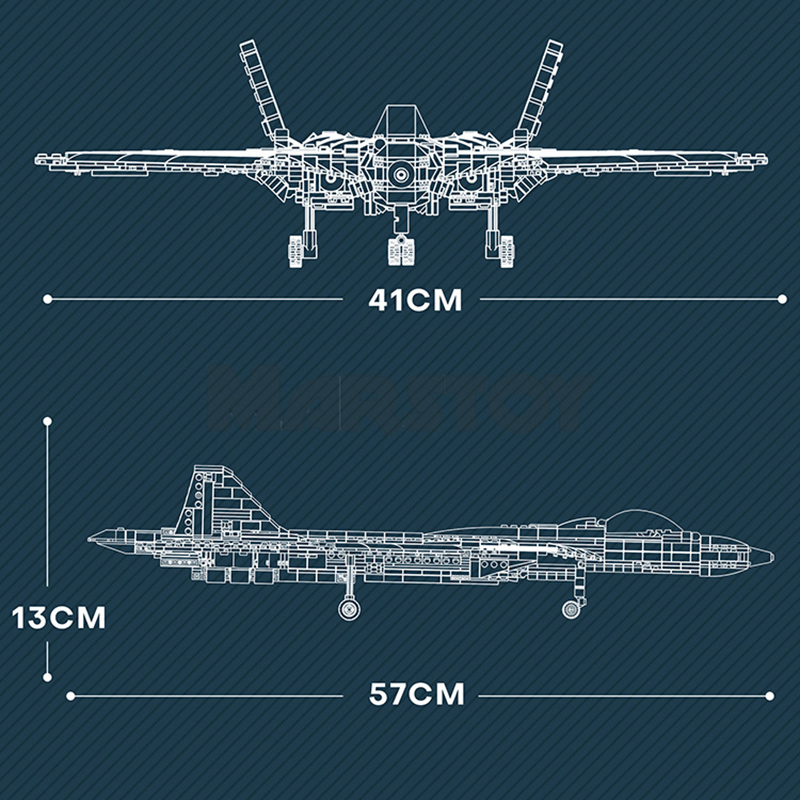The SU-57 Heavy Fighter Sukhoi-marstoy
