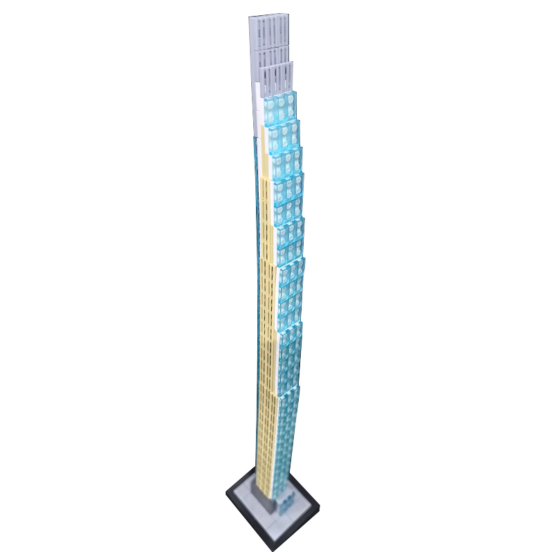Moc The 111 West 57th Street 1:800 Scale (Steinway Tower)-marstoy