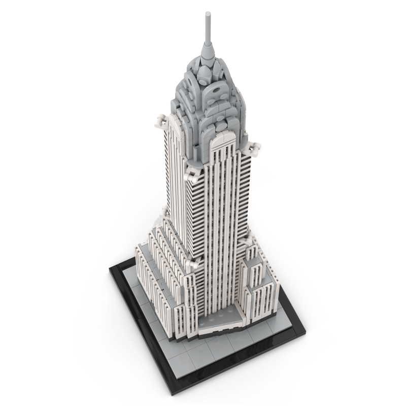 Moc The Chrysler Building 1:800 Scale-marstoy