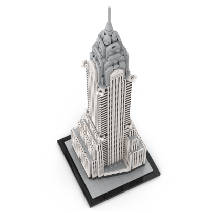 Moc The Chrysler Building 1:800 Scale-marstoy