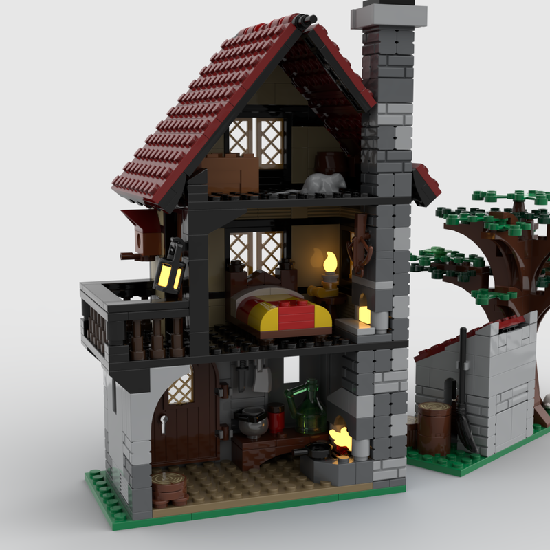 Moc The Medieval House-marstoy