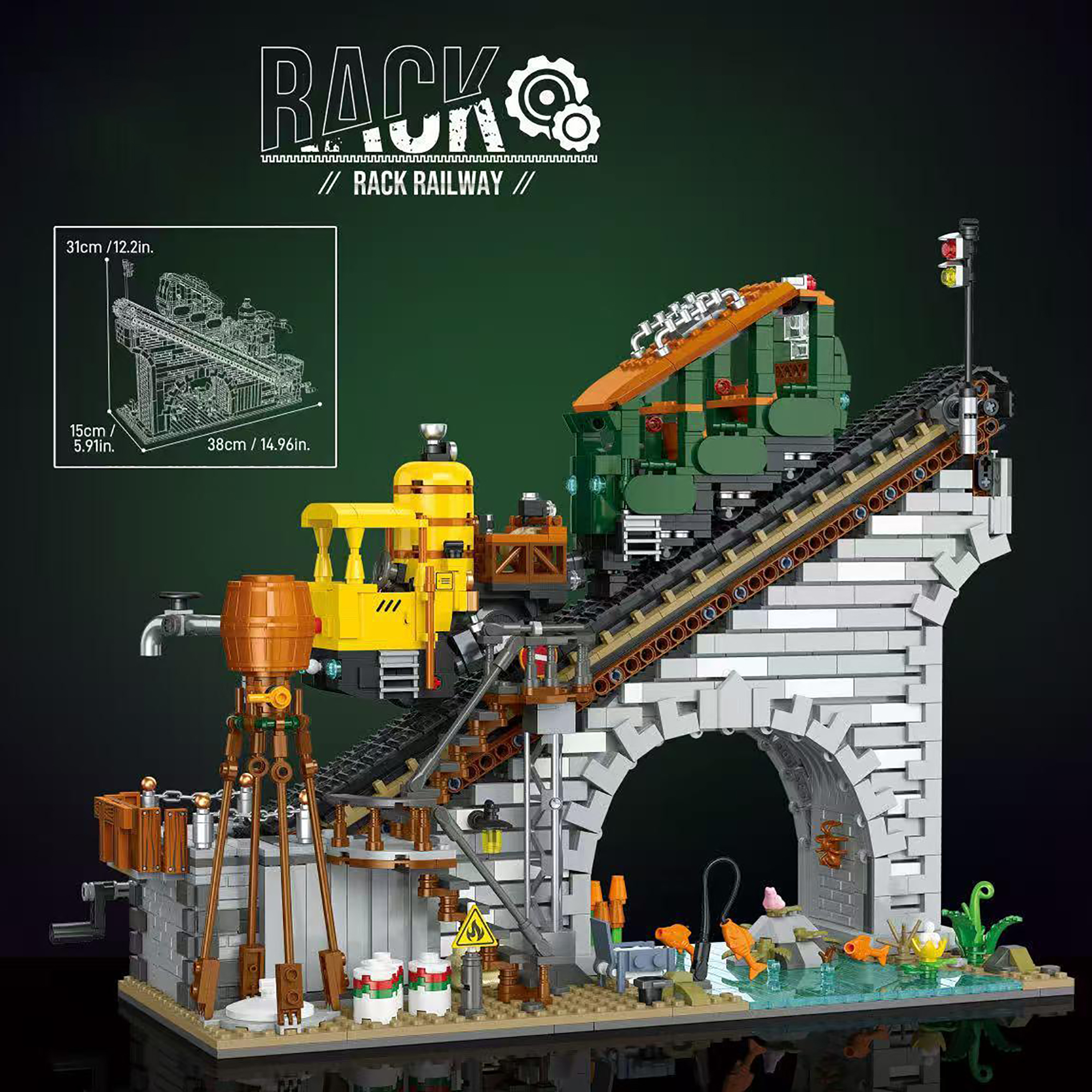 The Rack Railway-marstoy