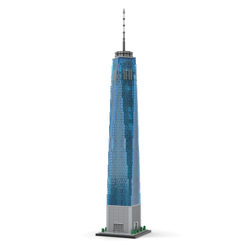 Moc The One World Trade Center 1:800 Scale-marstoy