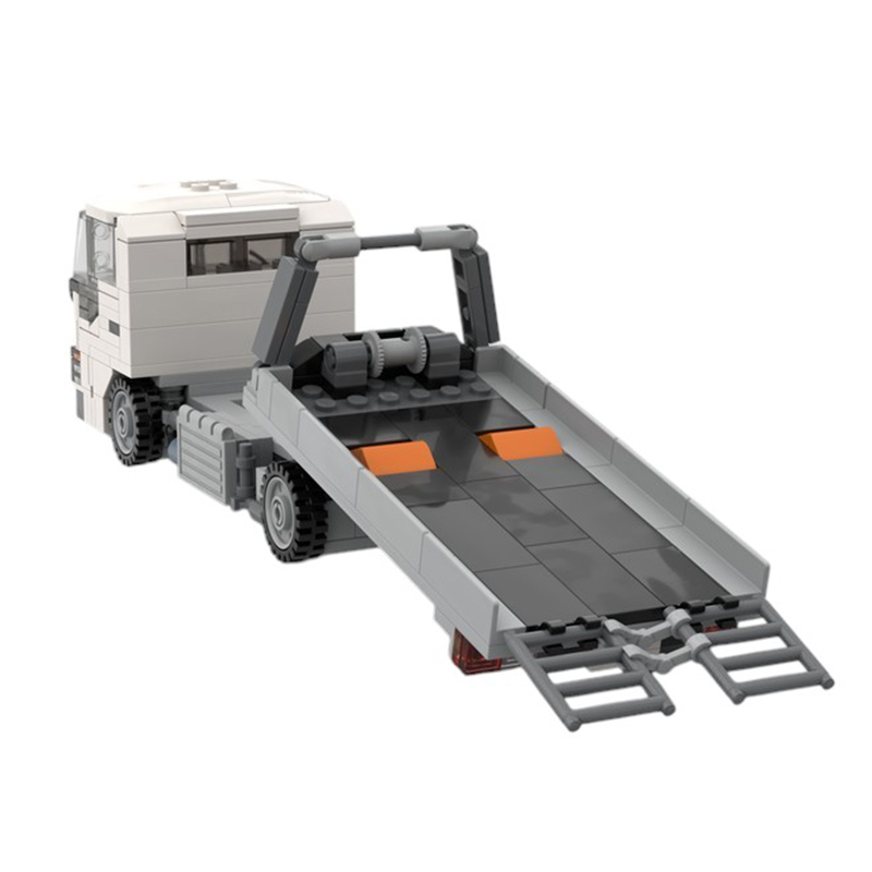 Moc The Isuzu Elf Car Carrier-marstoy