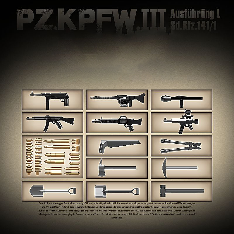 The PZ KPFWIII Ausf.L Sd.Kfz.141/1 Tank-marstoy