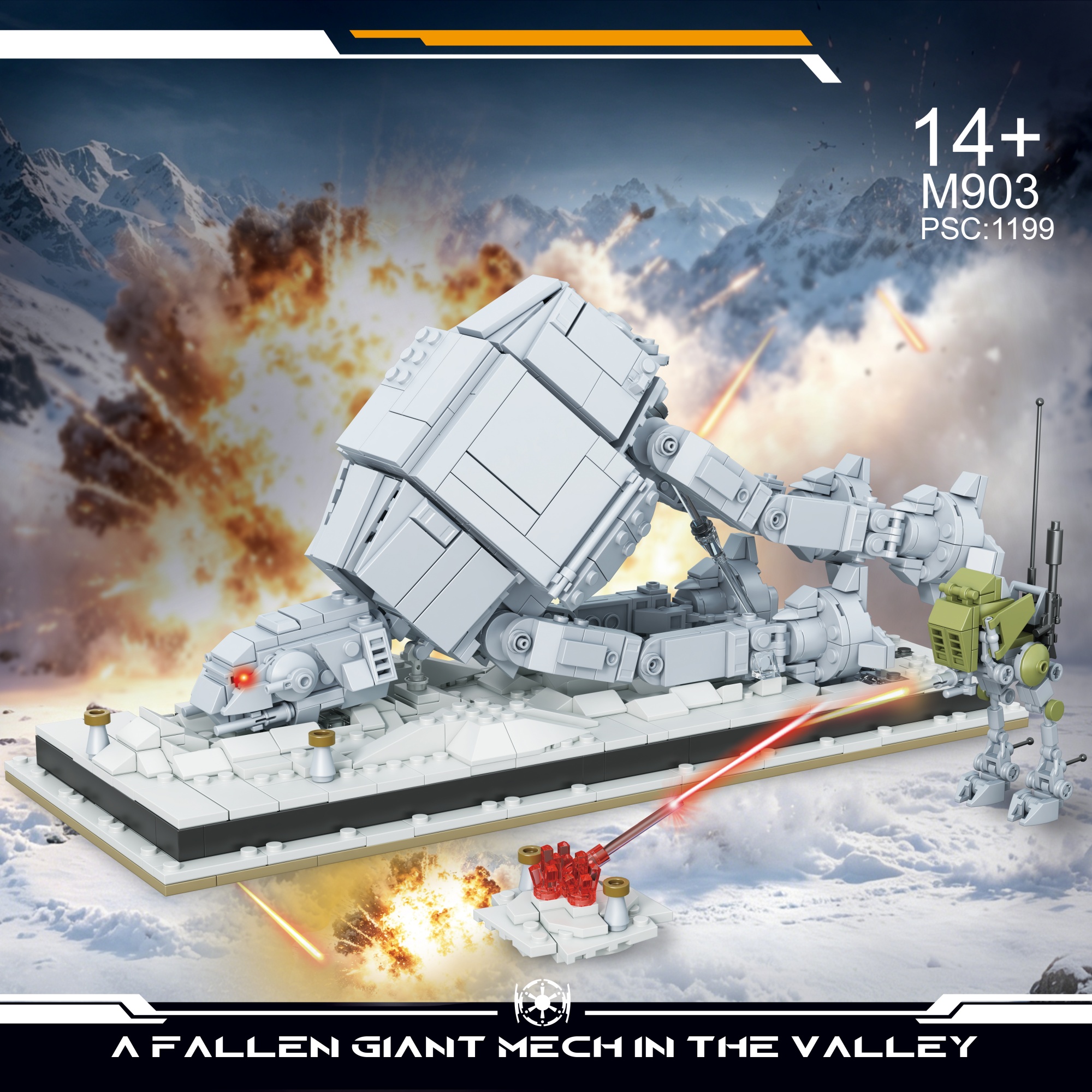 The A Fallen Giant Mech in the Valley