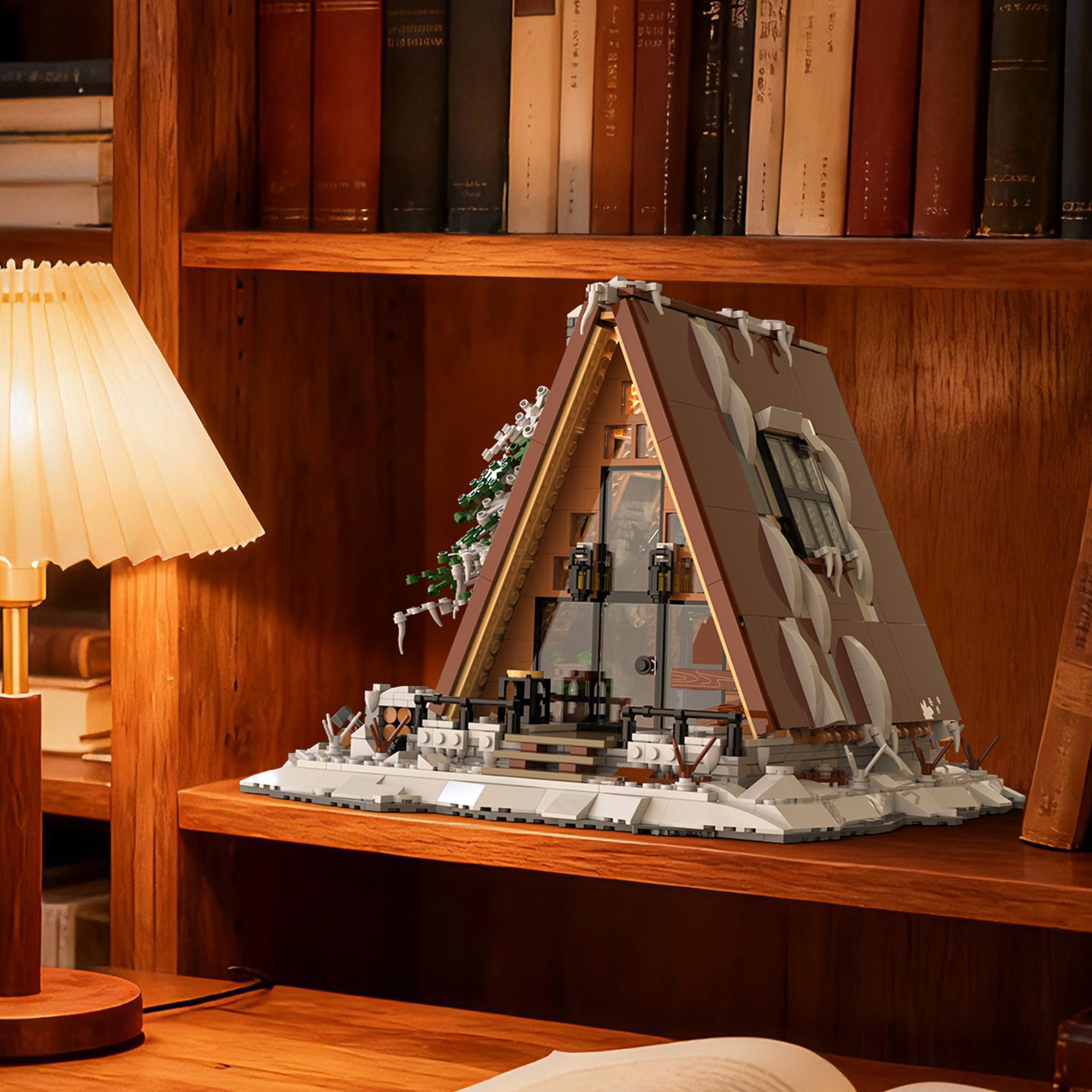 The A-Frame snow Cabin