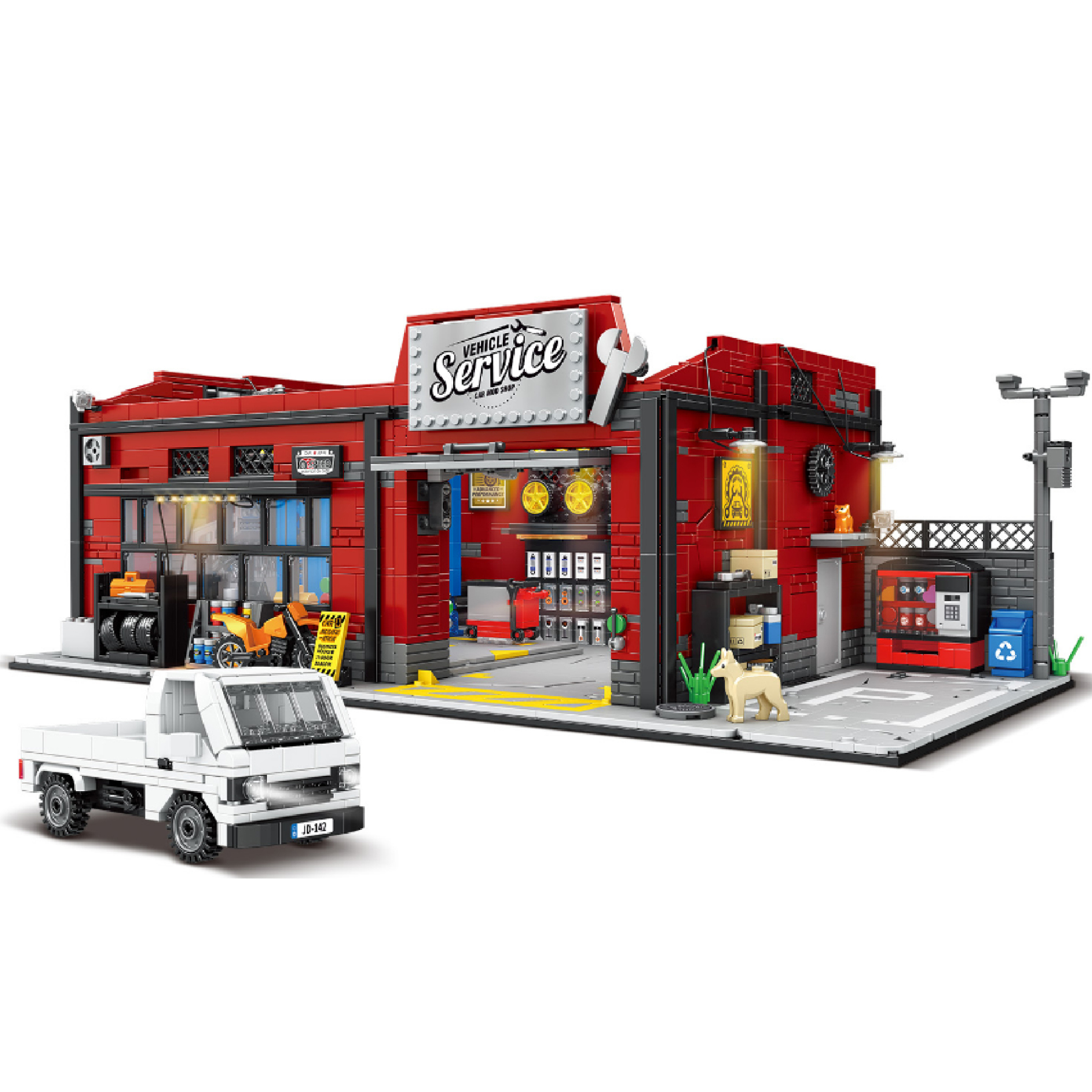 The American-style Parking Repair Shop