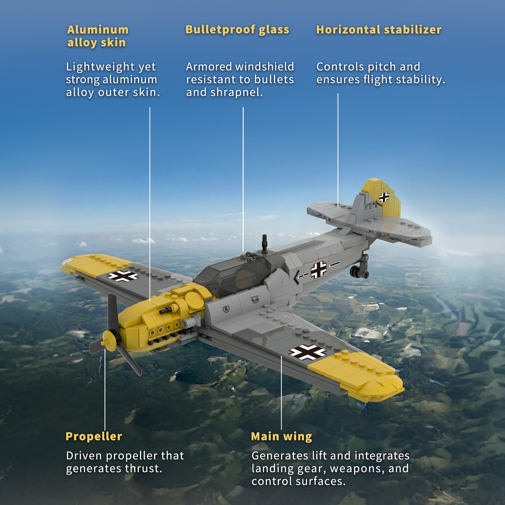 The BF109 fighter Jet