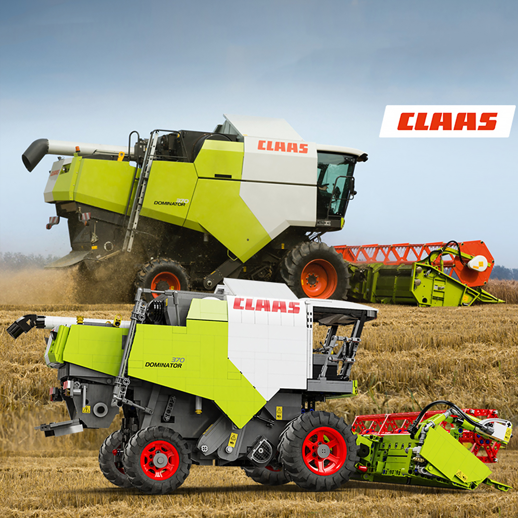 The CLAAS Dominator 370-marstoy