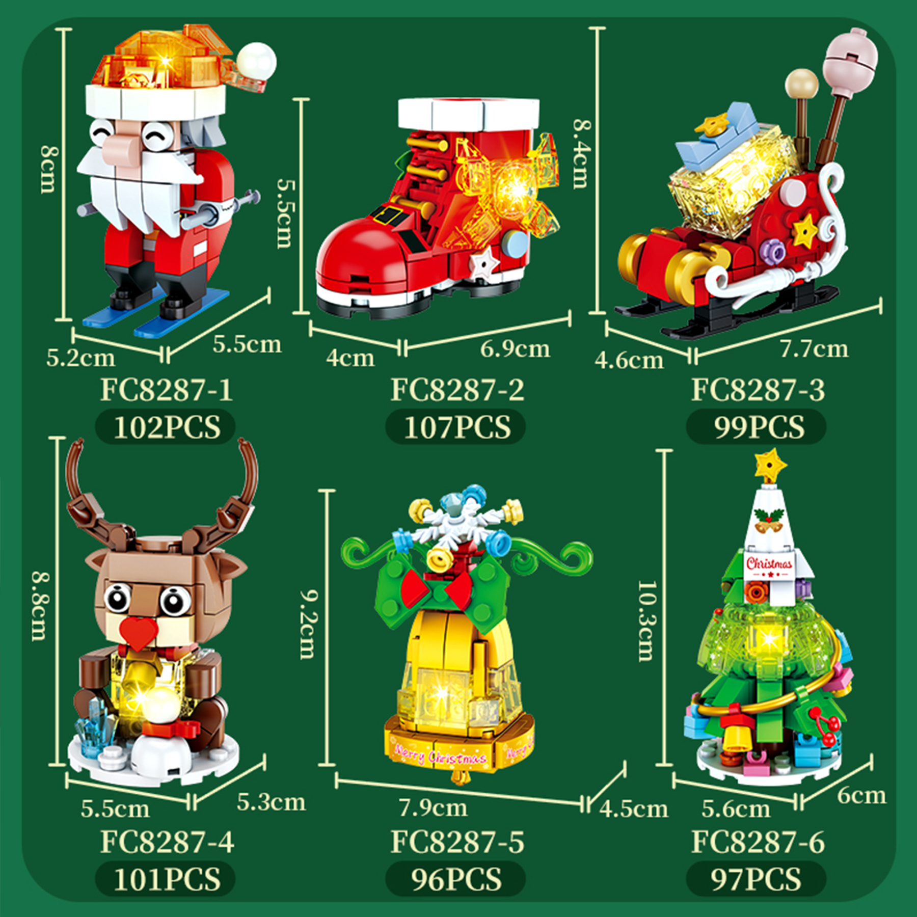 The Christmas Lights and Ornaments