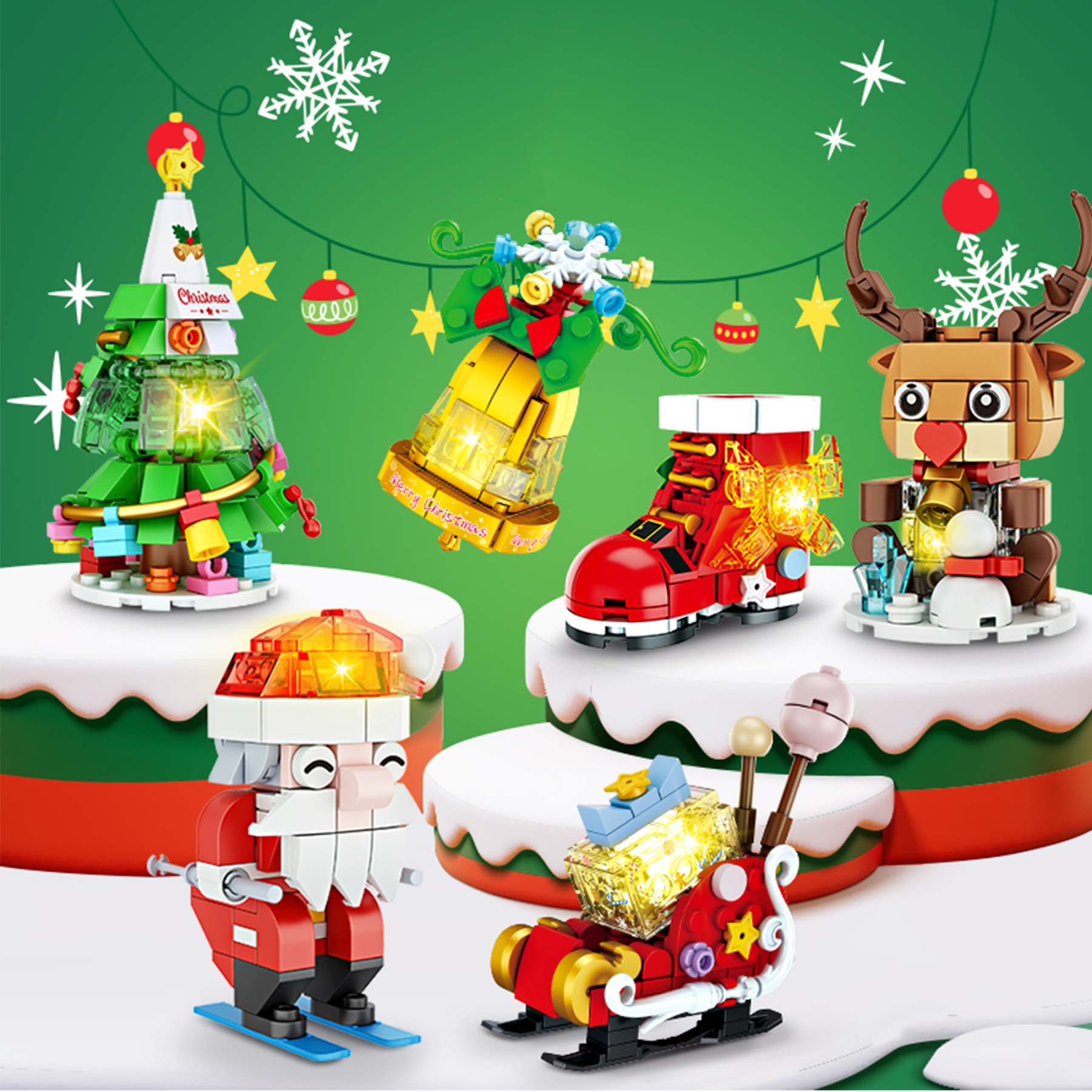 The Christmas Lights and Ornaments