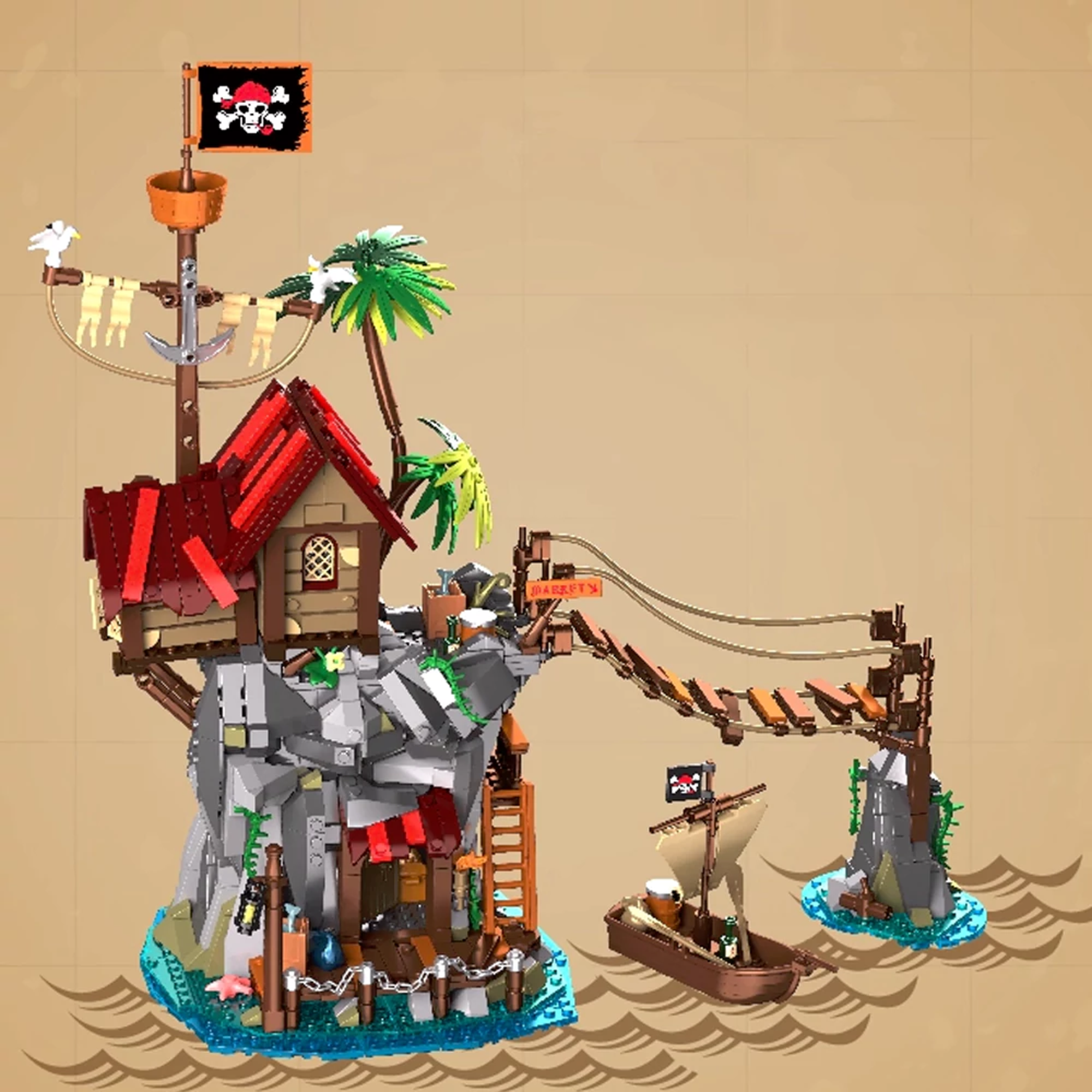 The Cliffside Broken Mast Cabin