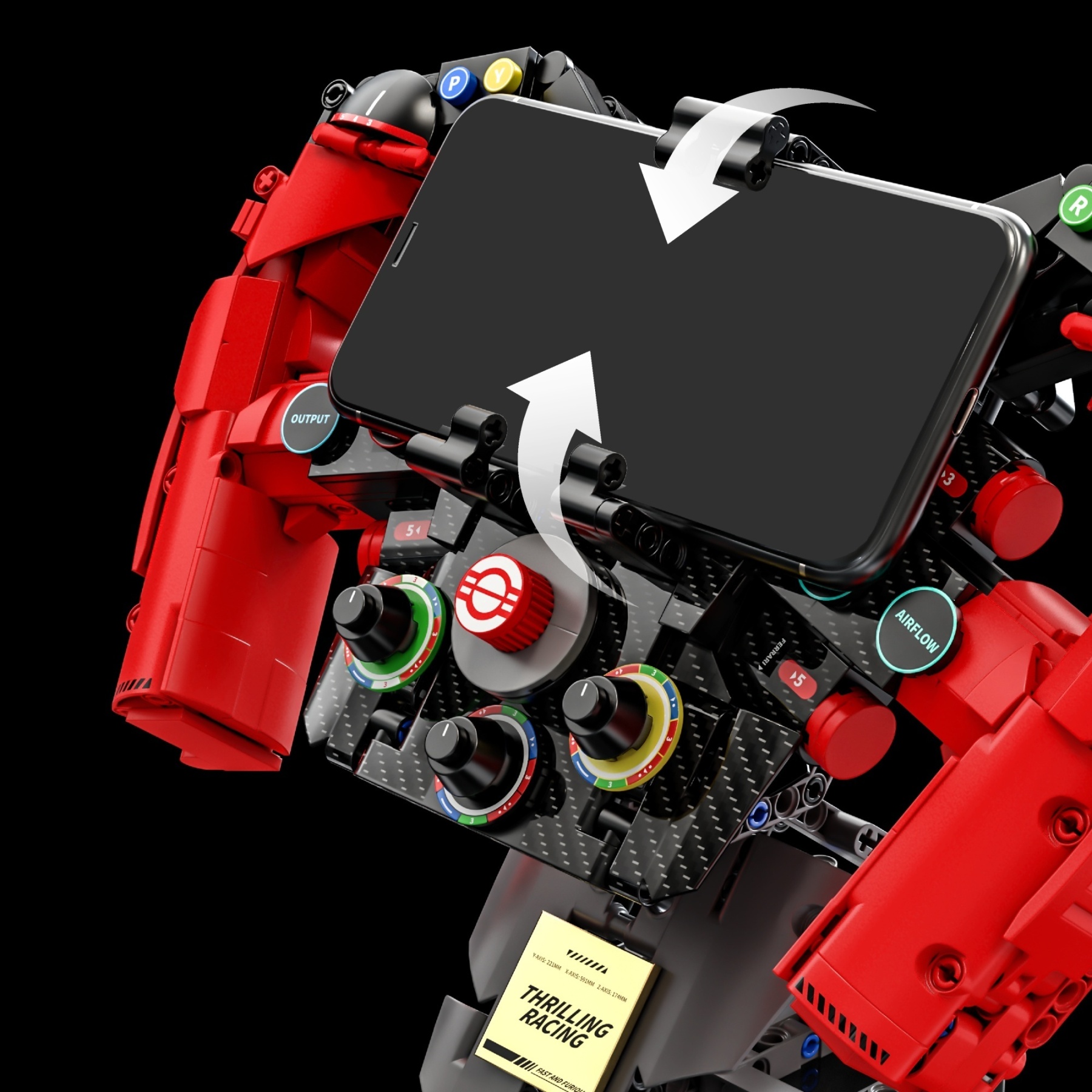 The Concept Red Steering Wheel