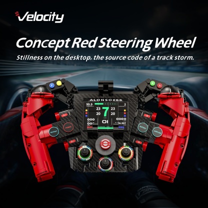 The Concept Red Steering Wheel