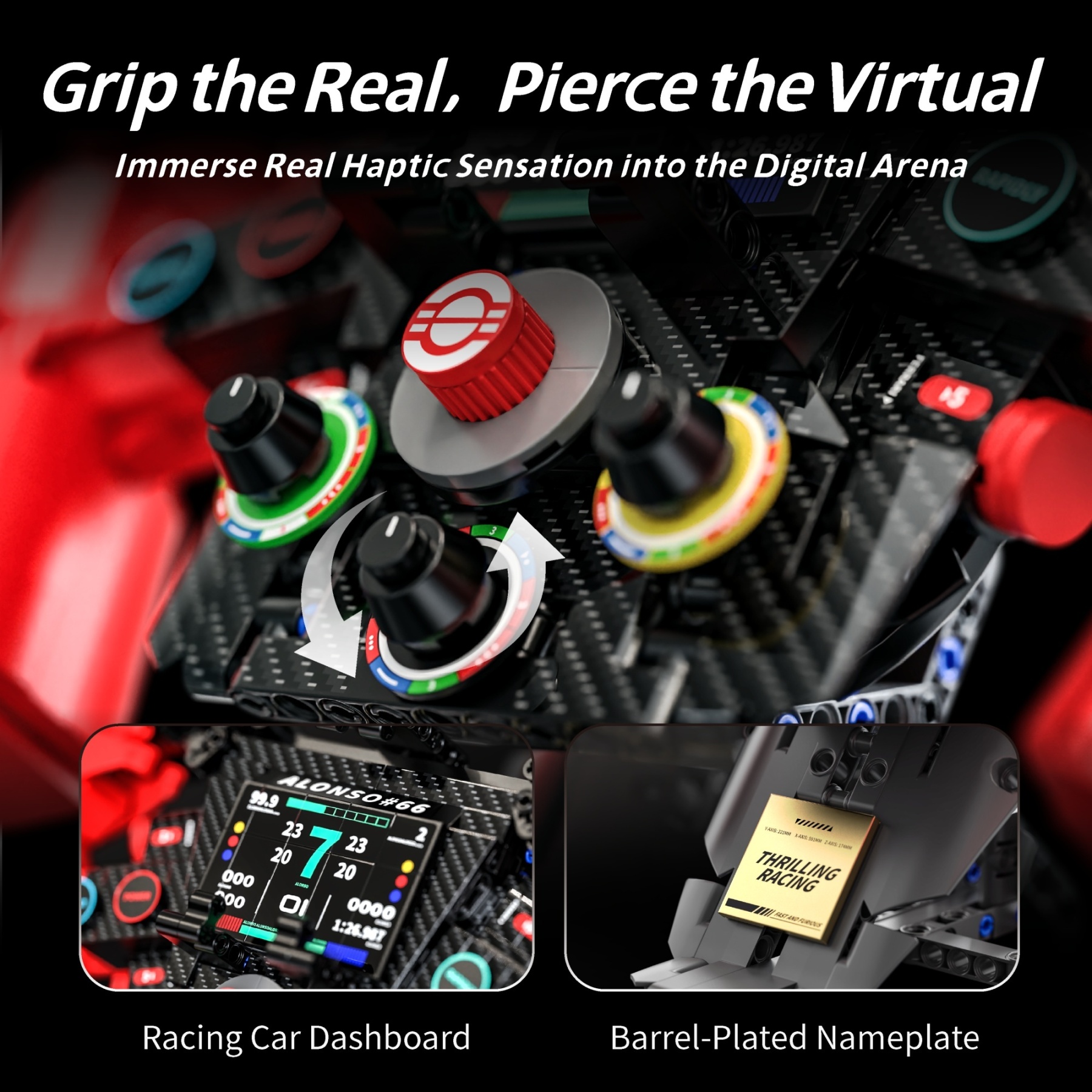 The Concept Red Steering Wheel