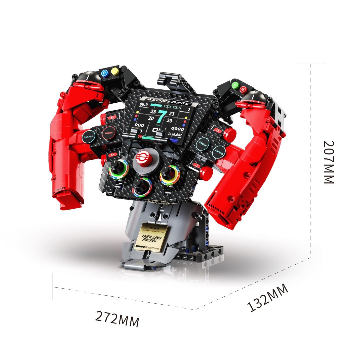 The Concept Red Steering Wheel