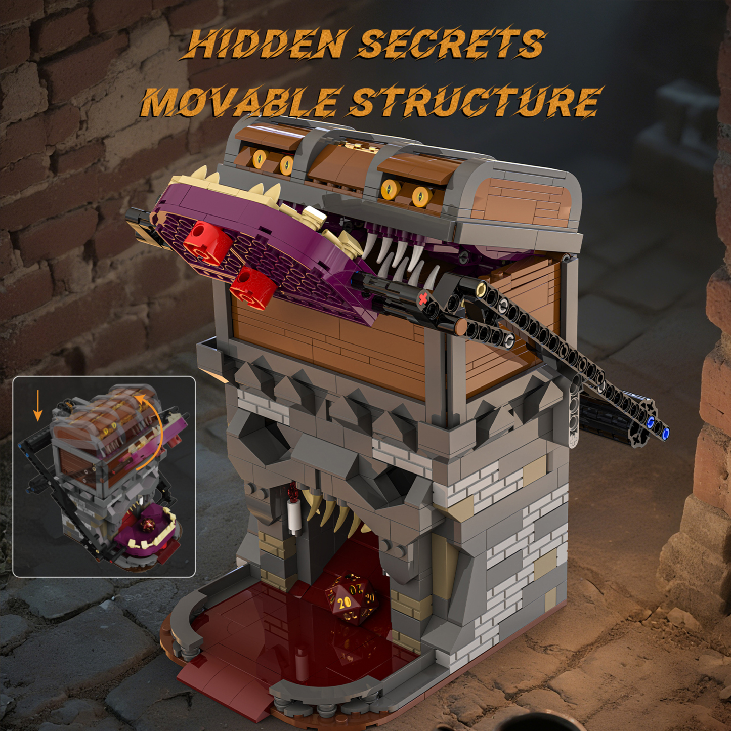 The Dangers & Dragons Dice Treasure Chest