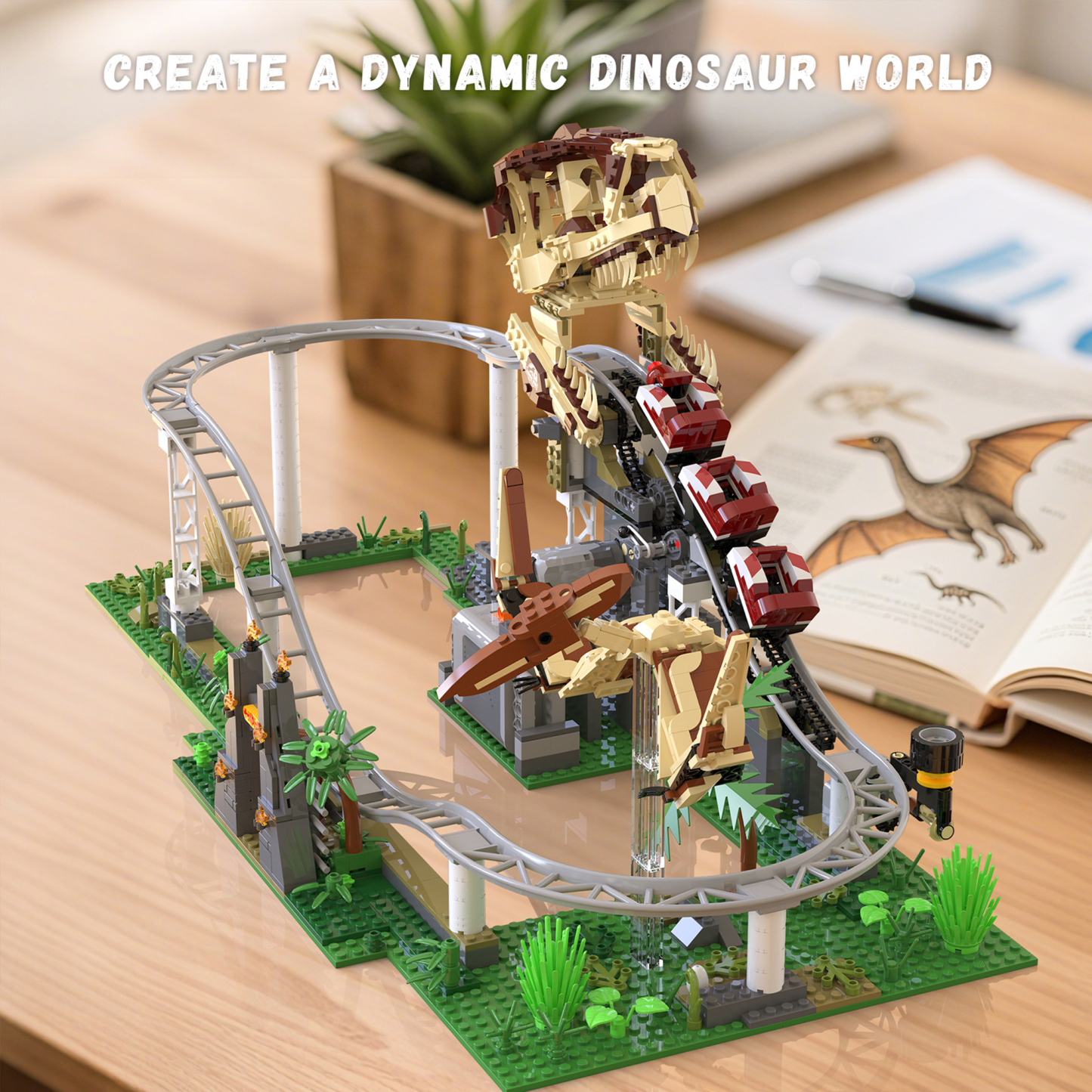 The Dinosaur Roller Coaste