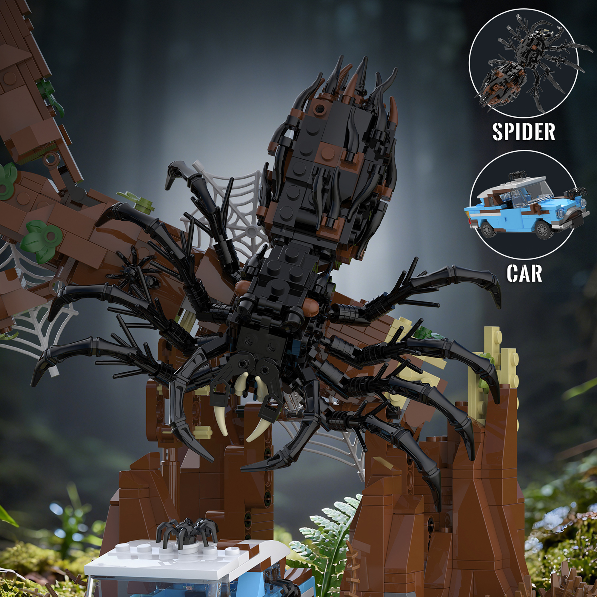 The Giant Spider in the Forbidden Forest