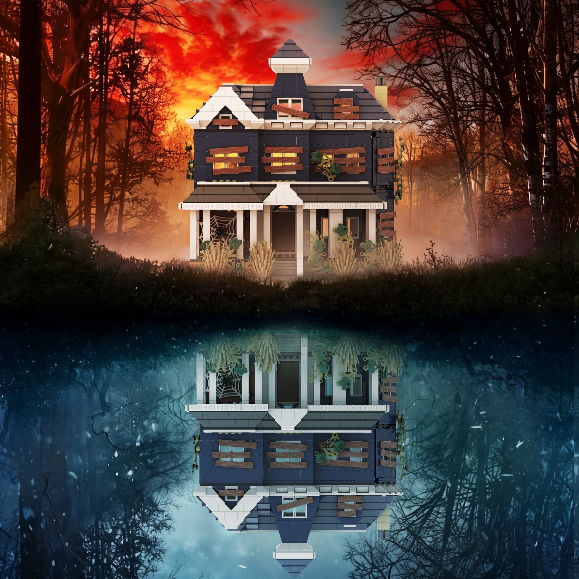 The Gothic Shadowed Mansion