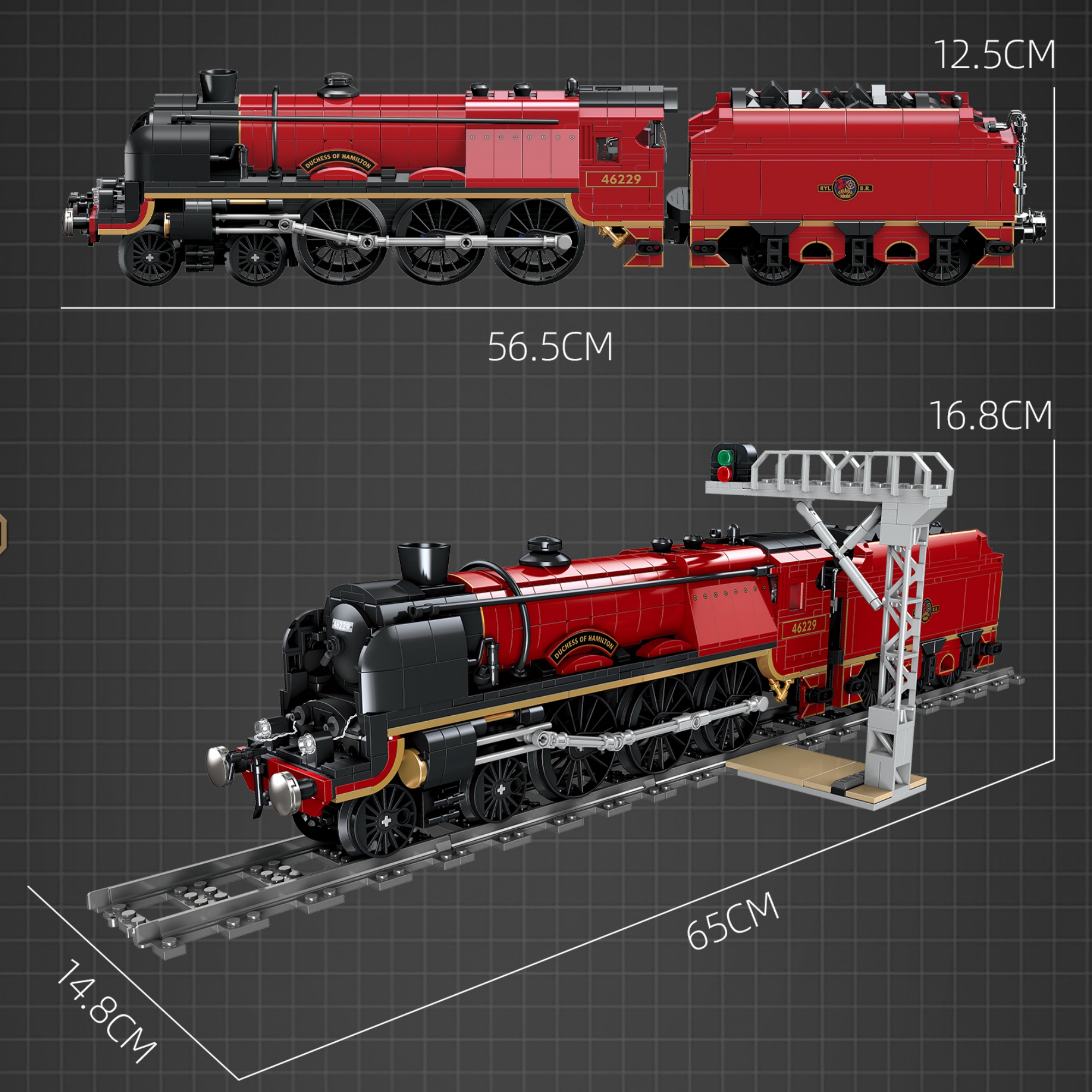 The LMS Patriot Crimson Lake Livery
