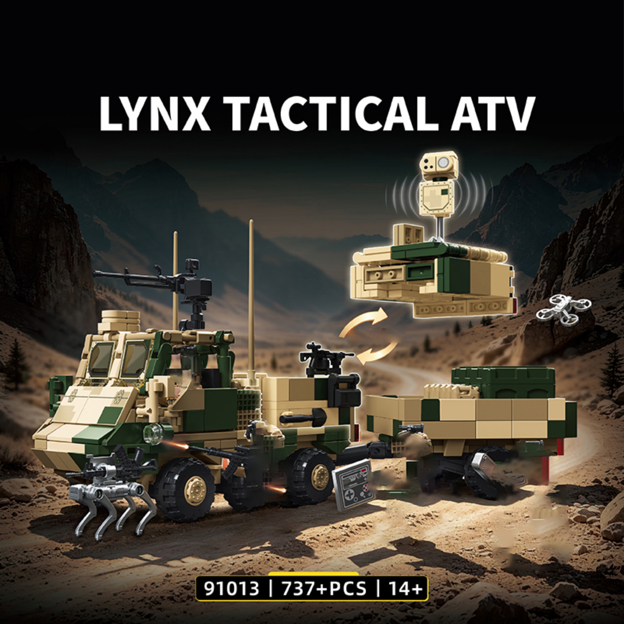 The LYNX TACTICAL ATV