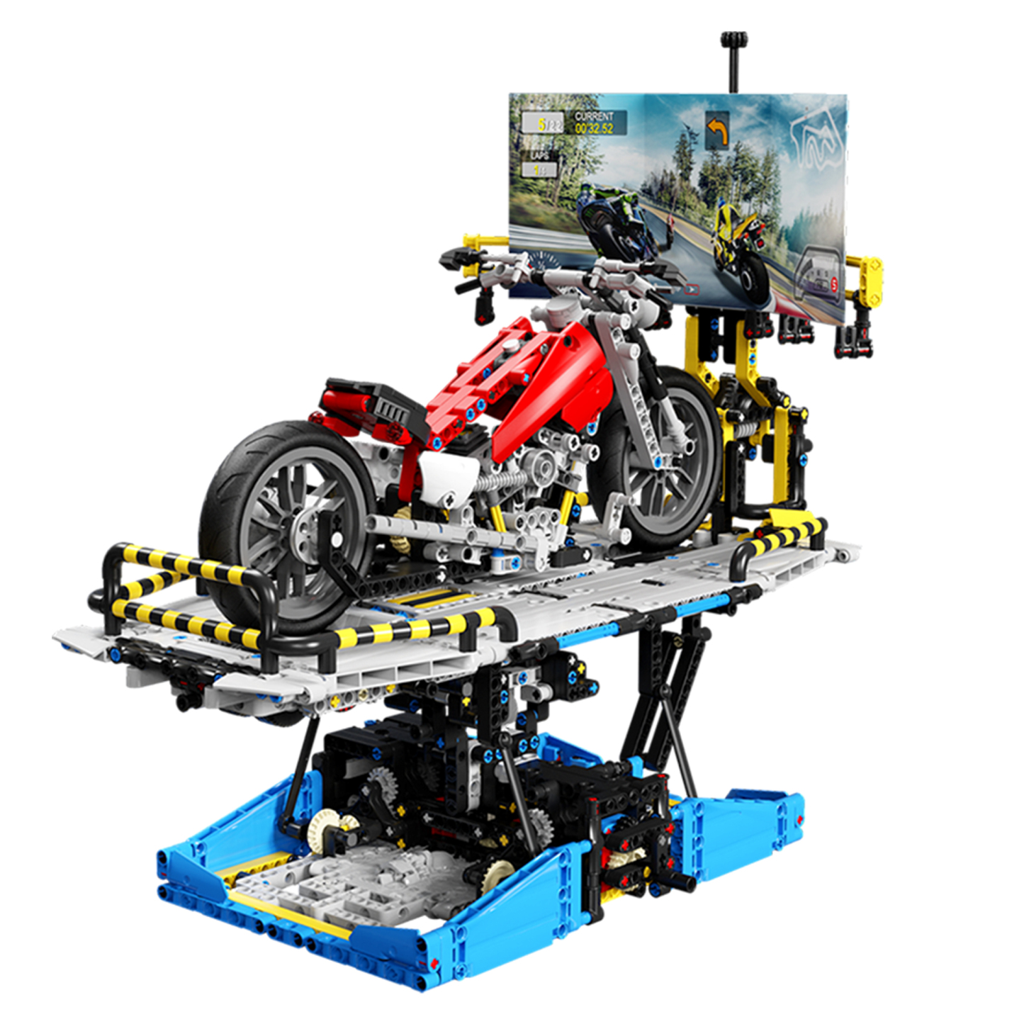 The Motorcycle Simulation Test Bench without Motorcycle-marstoy