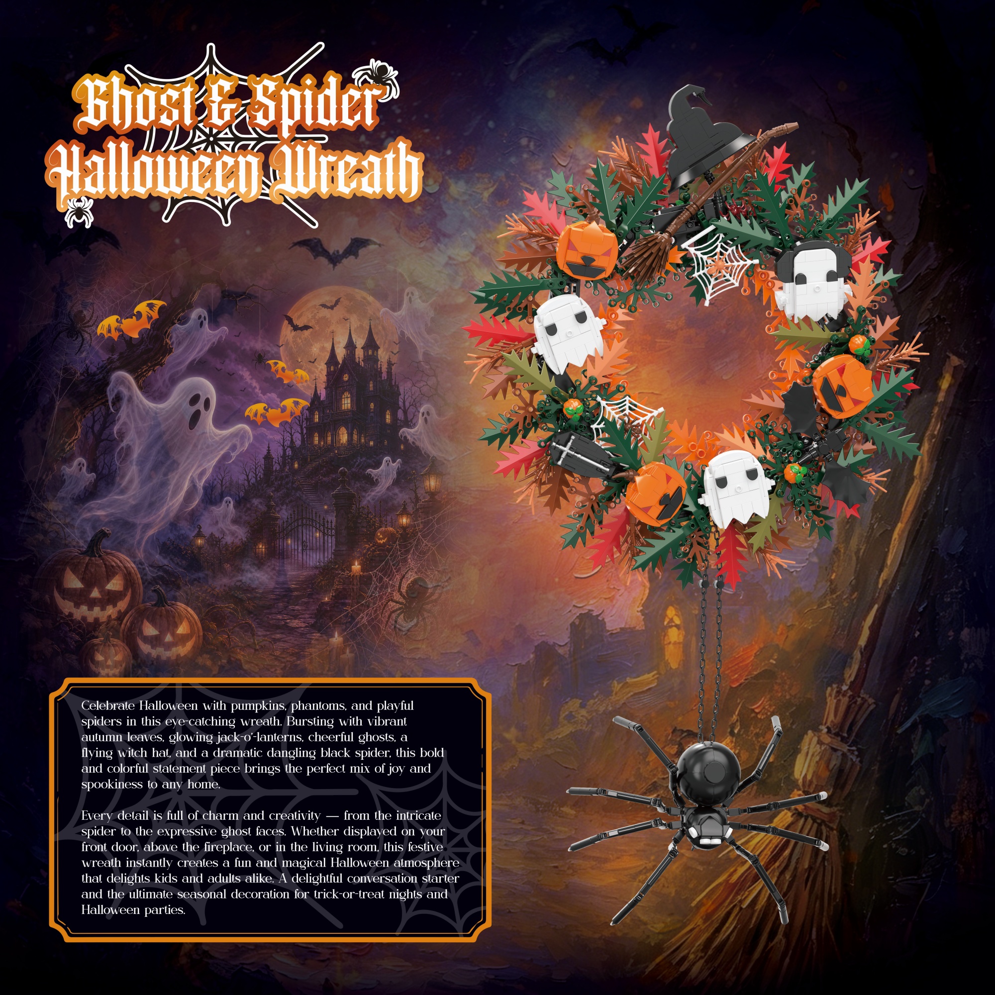 The Night Spider Shadow Wreath