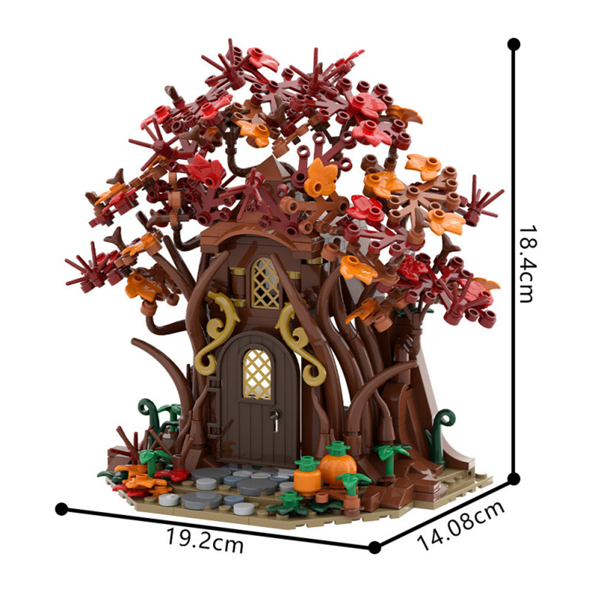 Moc The Autumn Forest Elf's Home