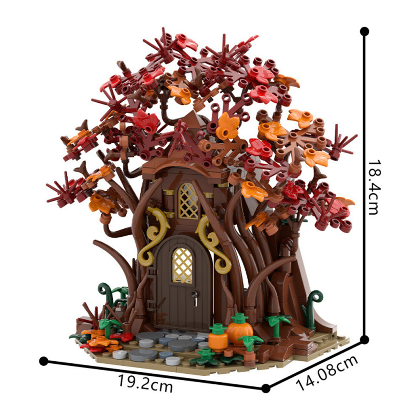 Moc The Autumn Forest Elf's Home