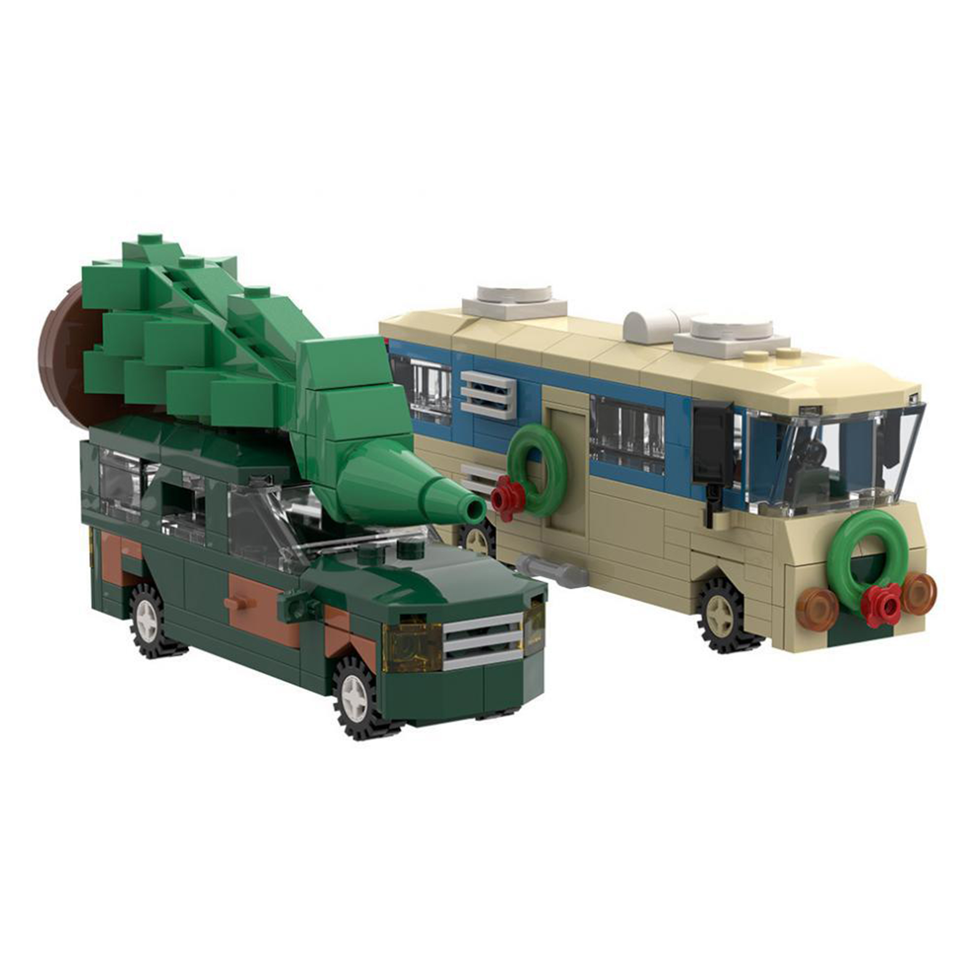 Moc The Christmas Story Miniature Caravan