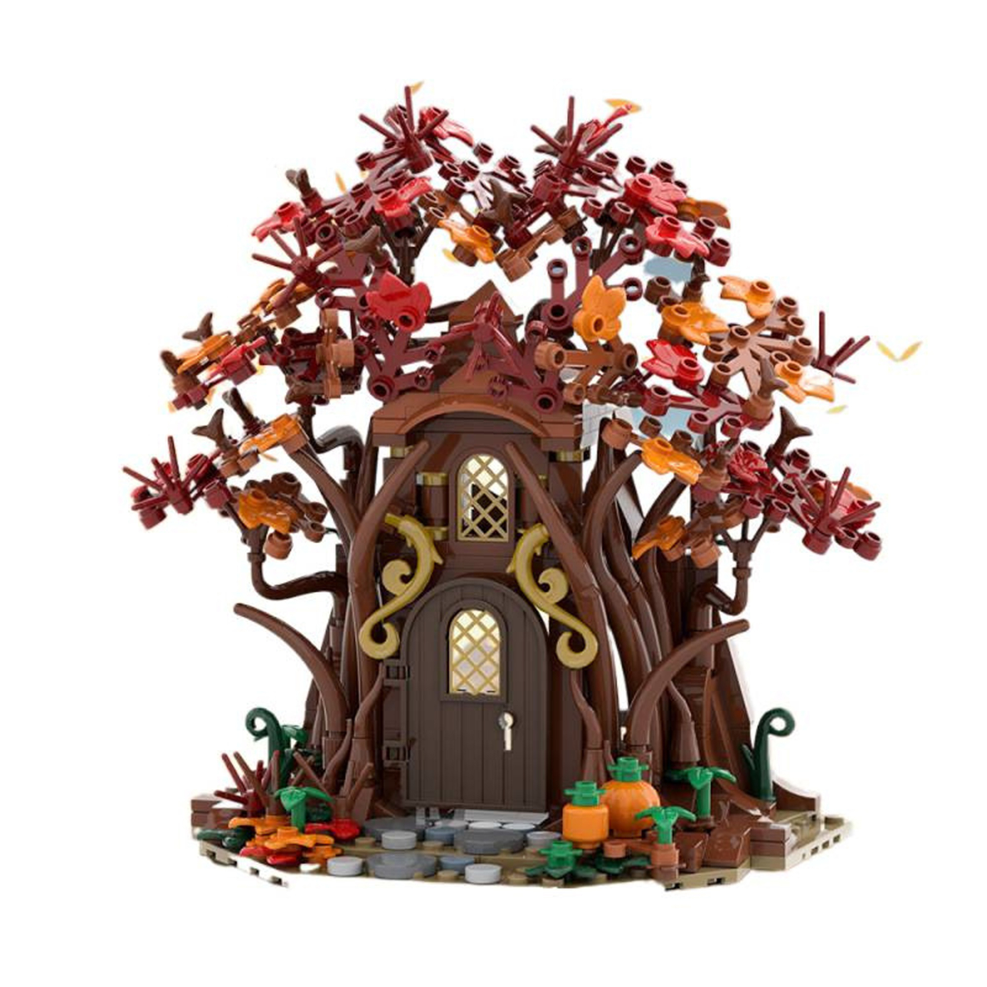 Moc The Autumn Forest Elf's Home