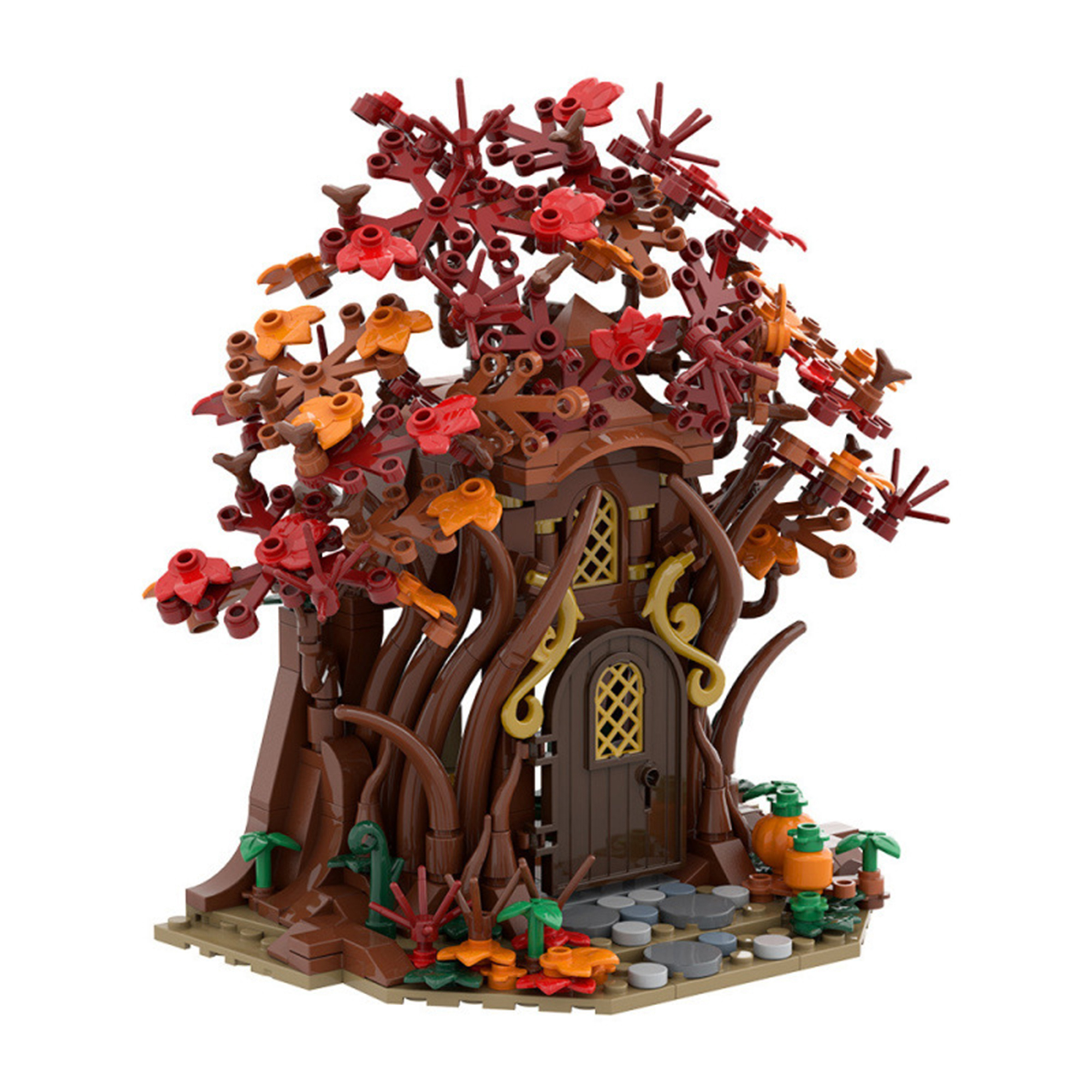 Moc The Autumn Forest Elf's Home