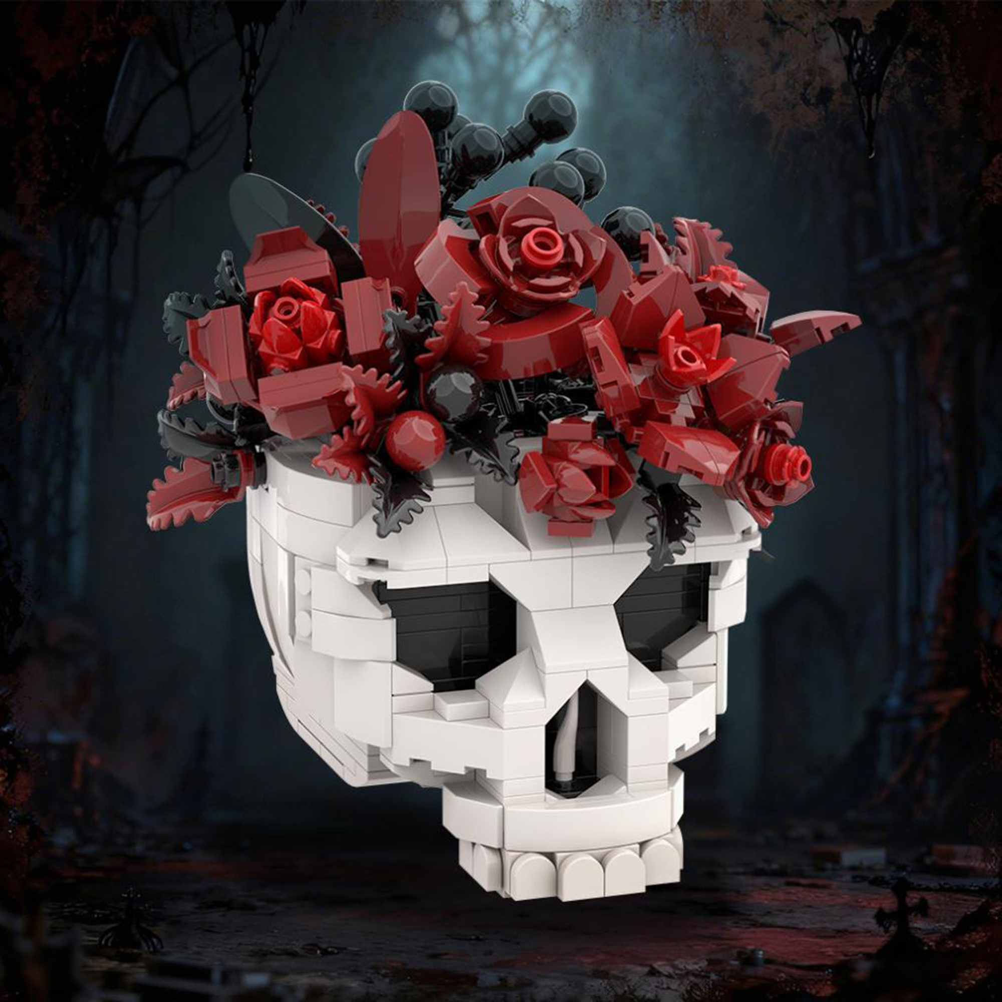 Moc The Skull Flower