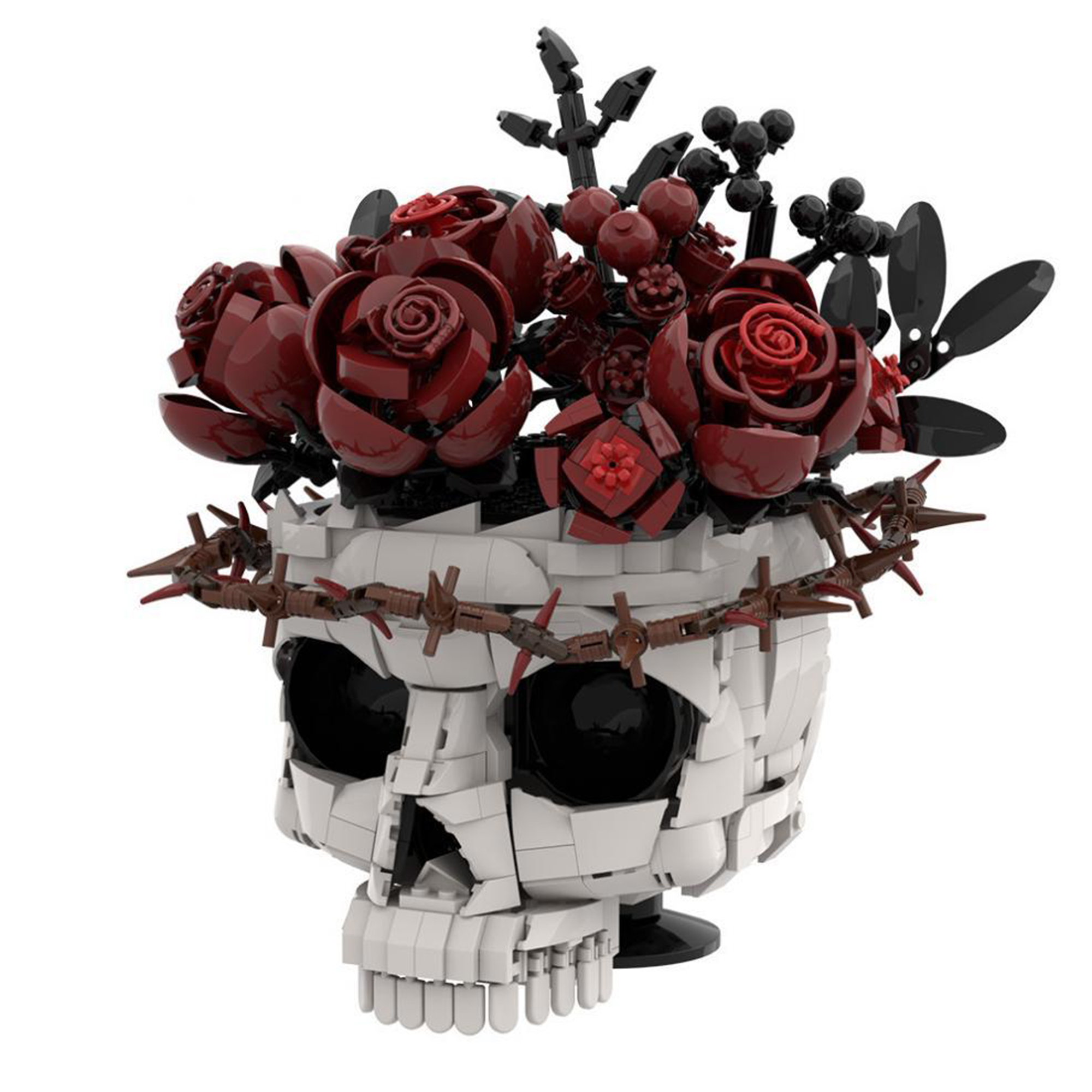 Moc The Gothic Skull and Immortal Rose