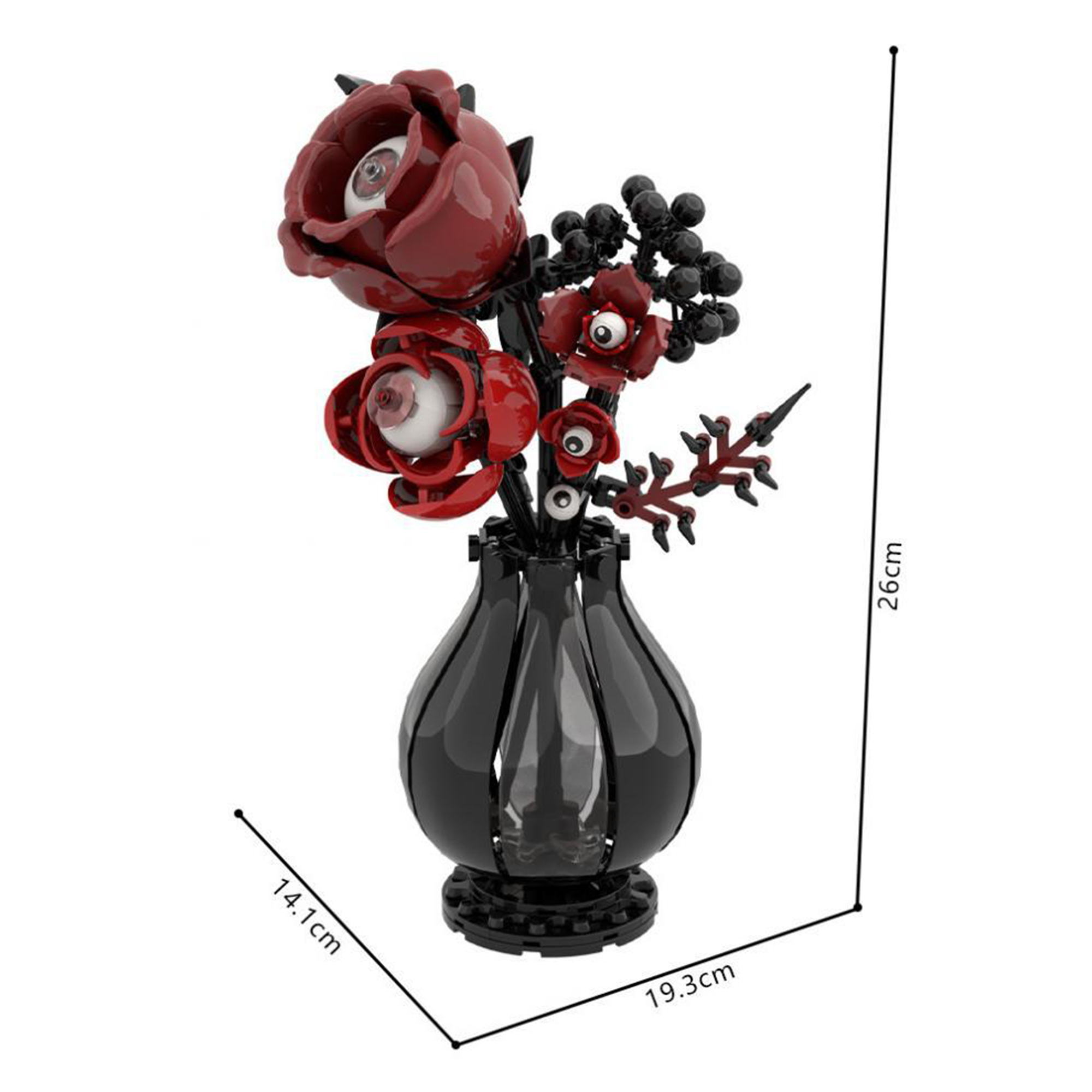 Moc The Gothic Eyeball Flower