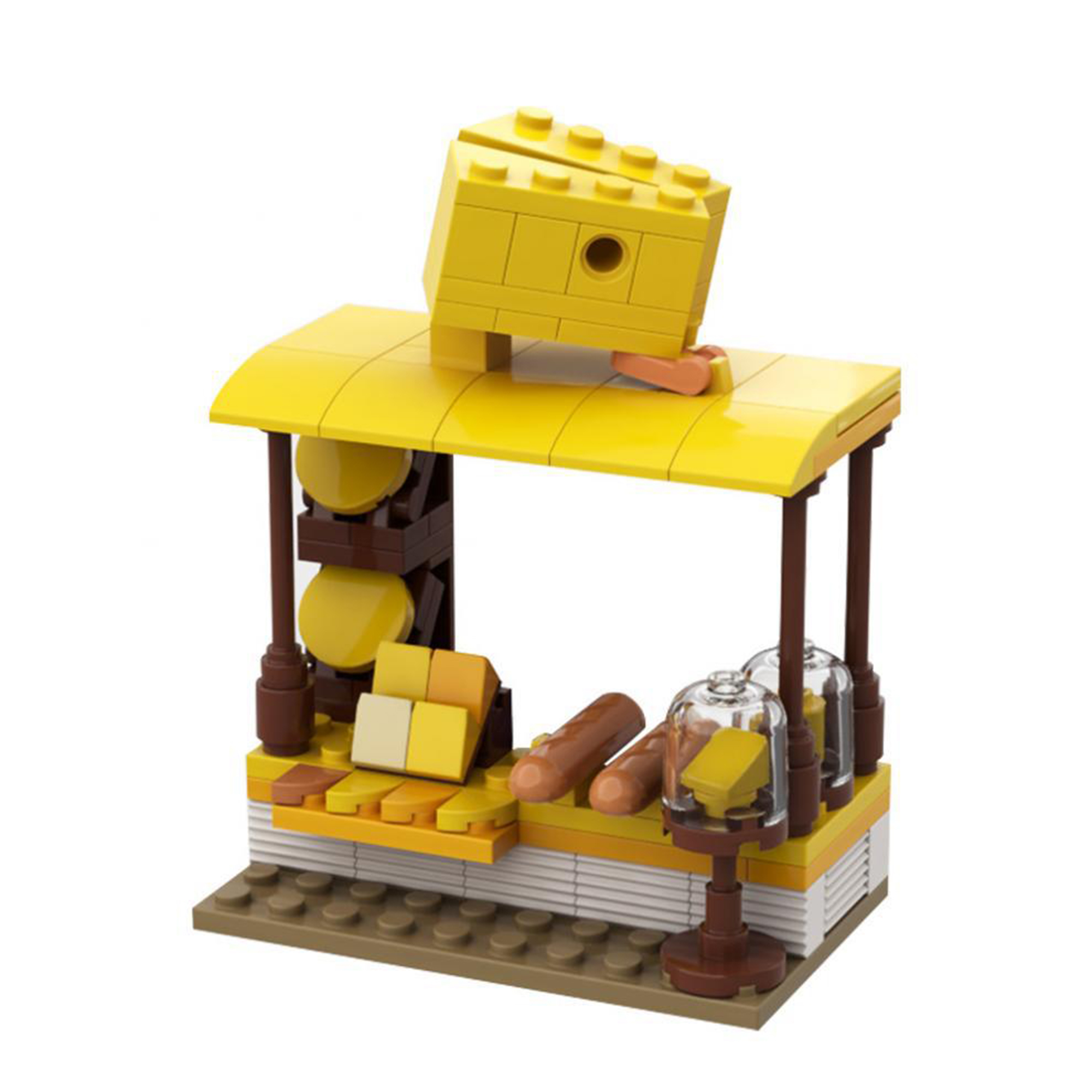 Moc The Cheese stand