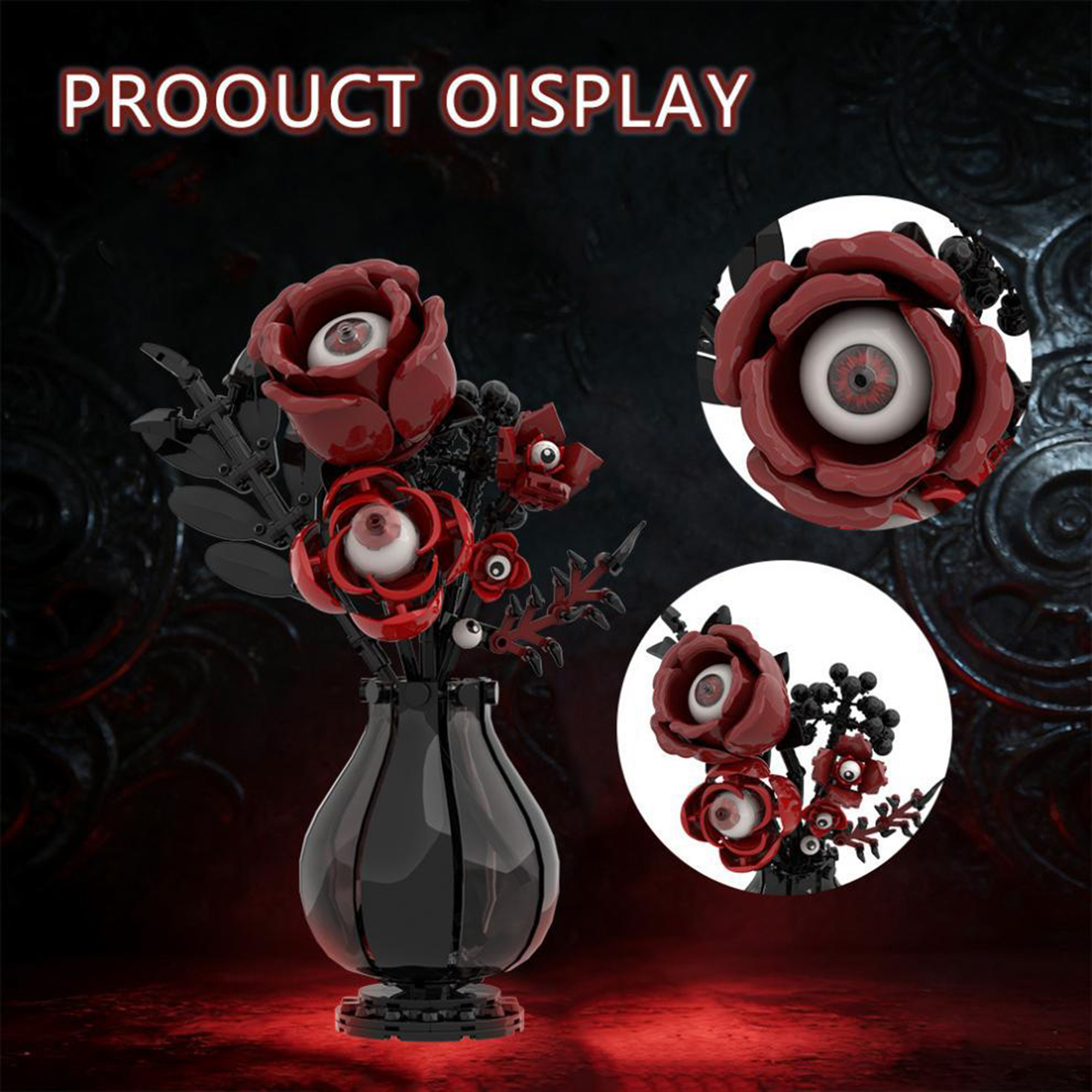 Moc The Gothic Eyeball Flower