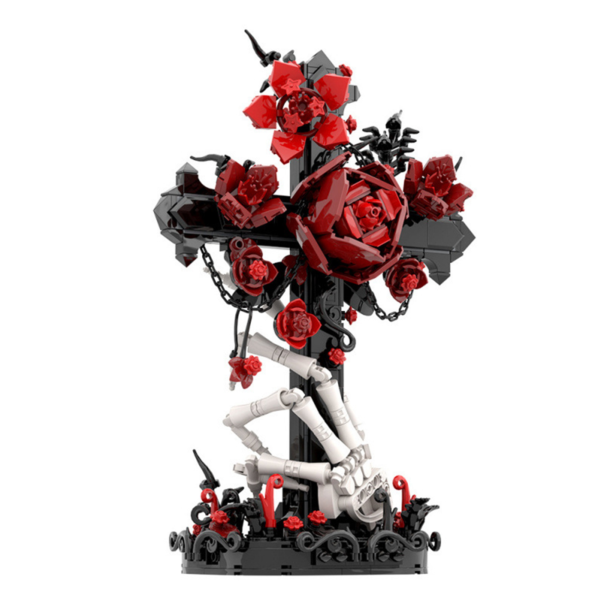 Moc The Gothic Cross Flowers