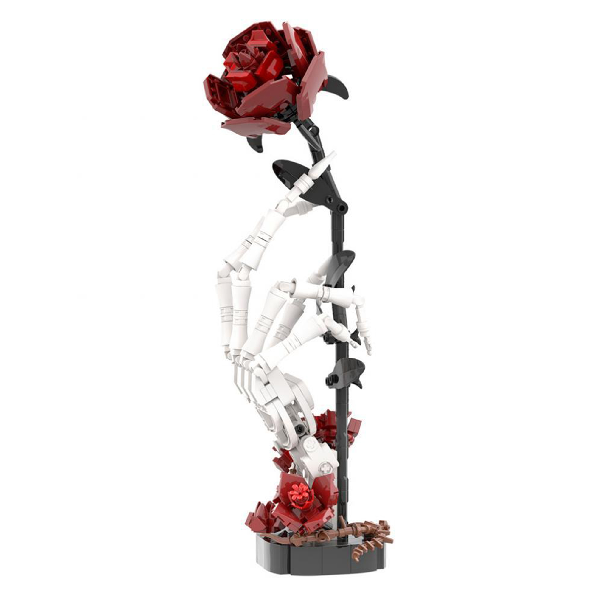 Moc The Skull Hand Rose