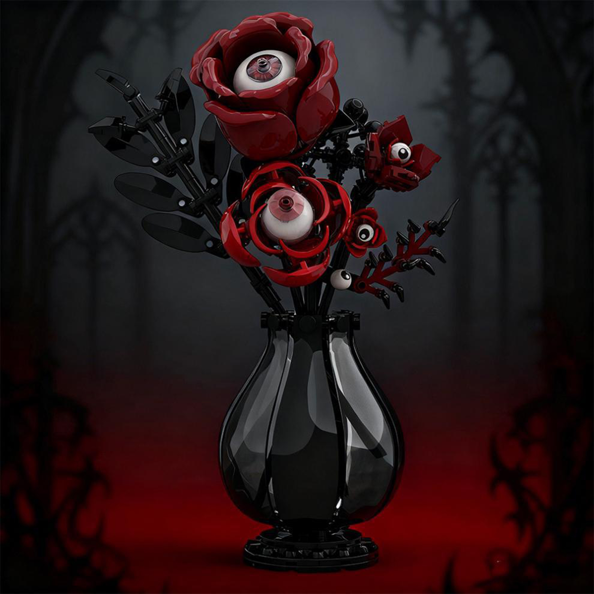 Moc The Gothic Eyeball Flower