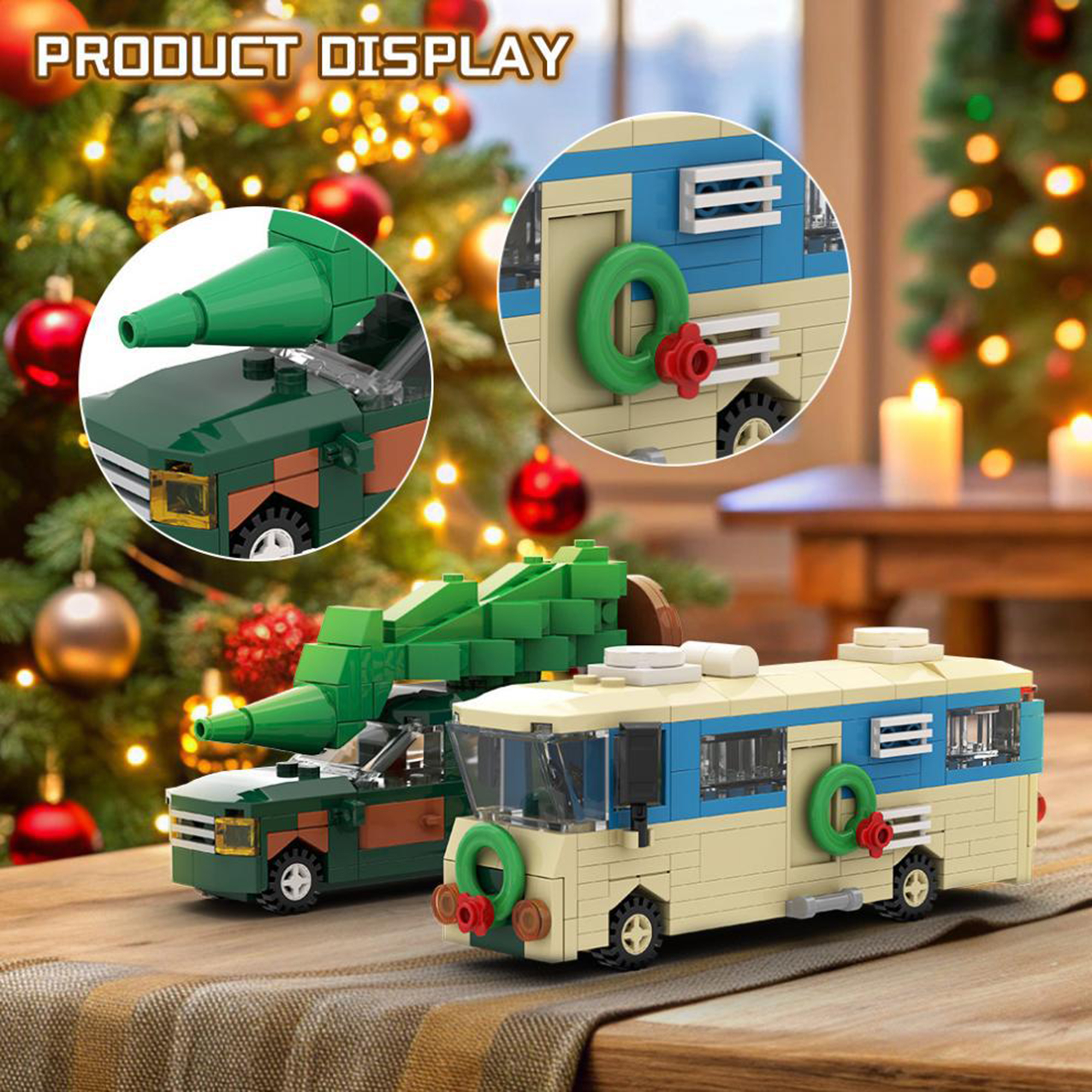 Moc The Christmas Story Miniature Caravan