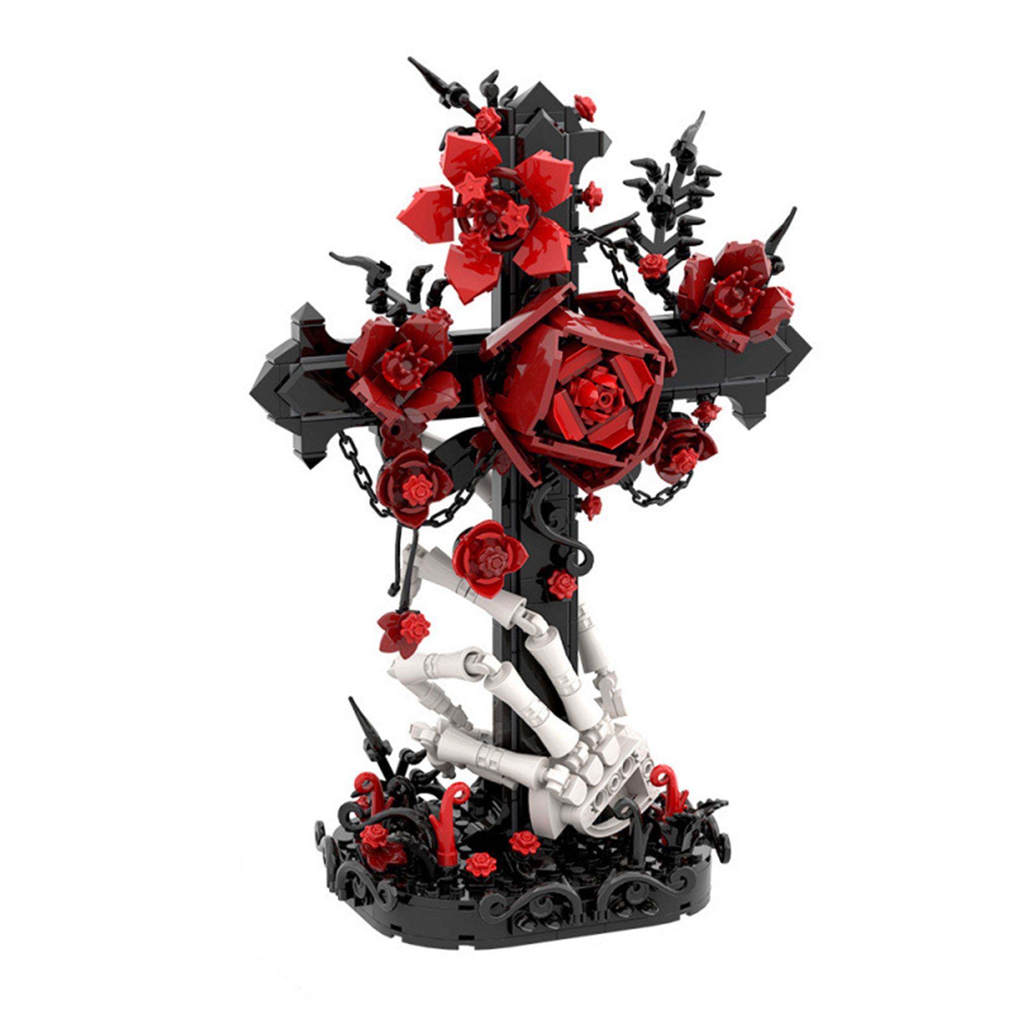 Moc The Gothic Cross Flowers