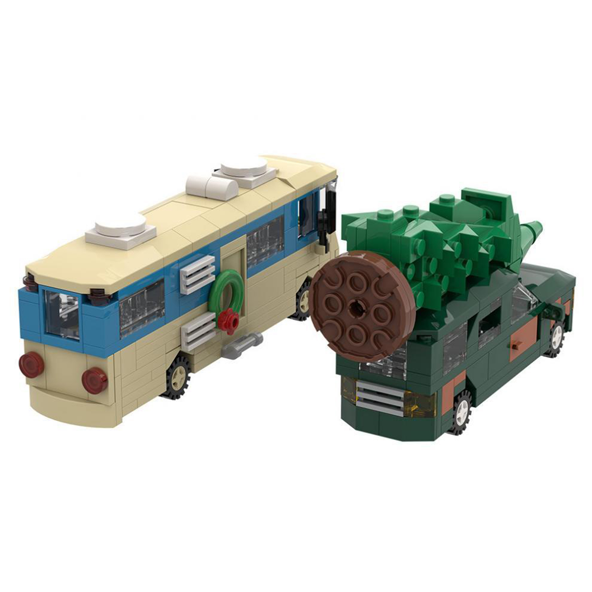 Moc The Christmas Story Miniature Caravan
